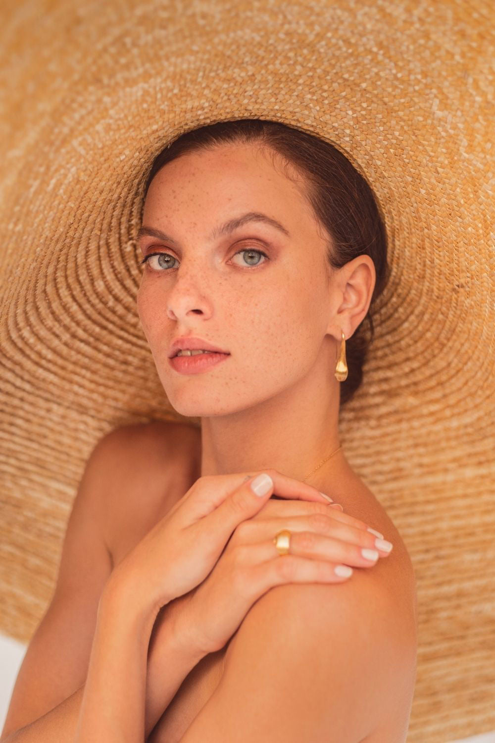 Σκουλαρίκια Aurum από χρυσό 18Κ Εικόνα 2