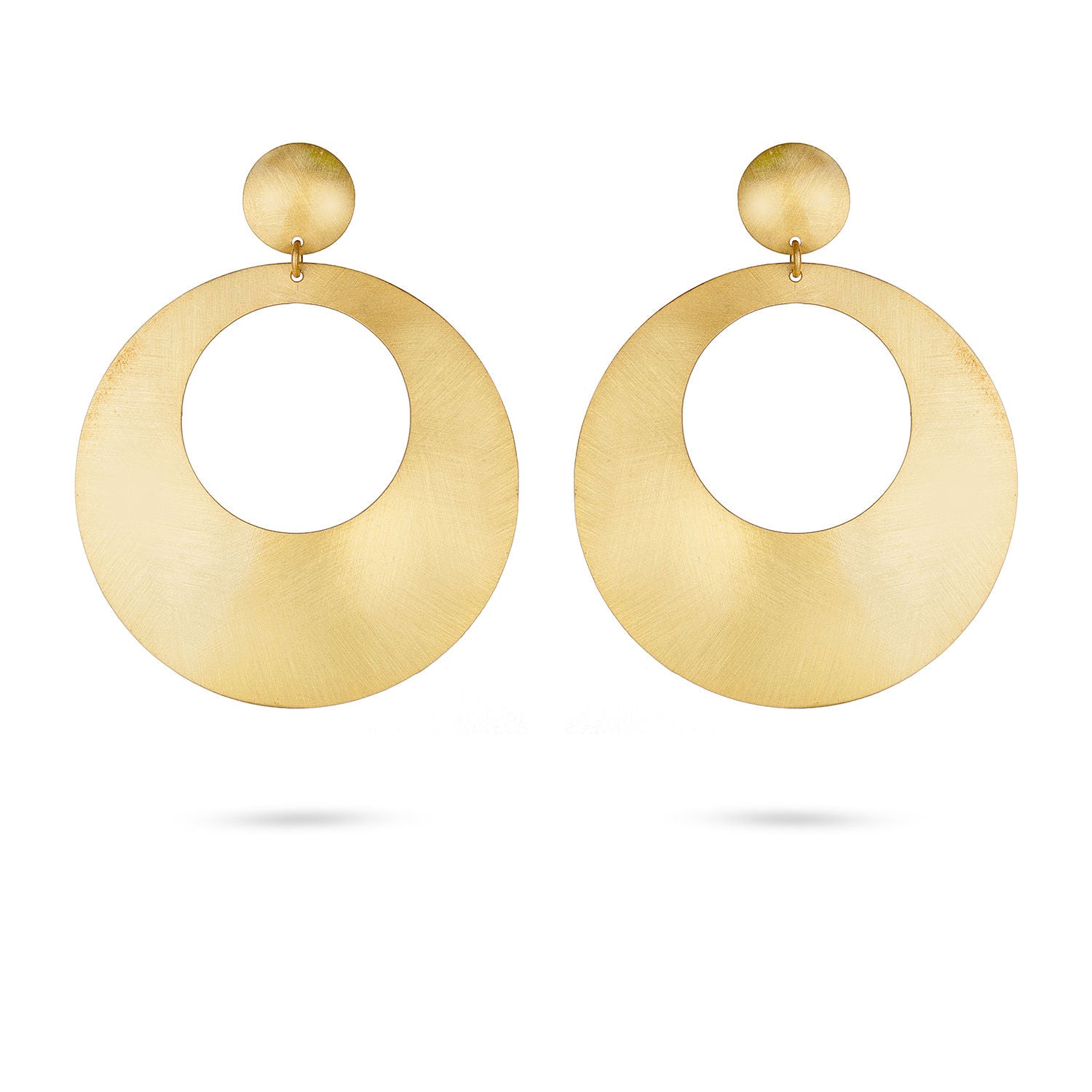 Σκουλαρίκια Roma από επιχρυσωμένο ασήμι 925° Εικόνα 1