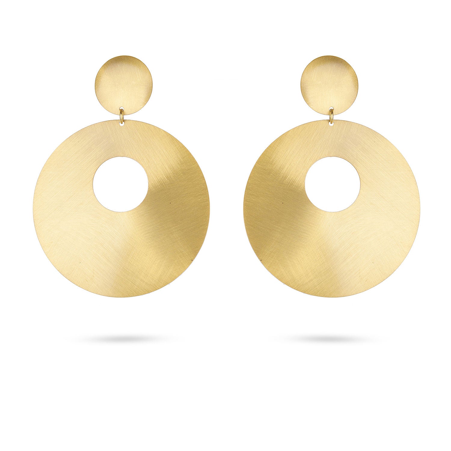 Σκουλαρίκια Roma από επιχρυσωμένο ασήμι 925° Εικόνα 1