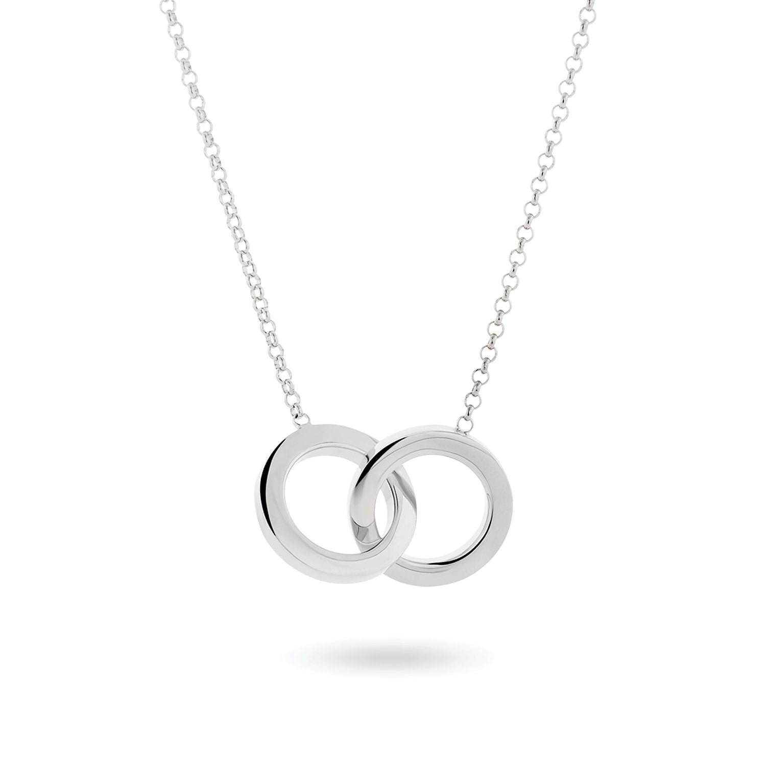 Κολιέ You & Me από επιροδιωμένο ασήμι 925° Εικόνα 1
