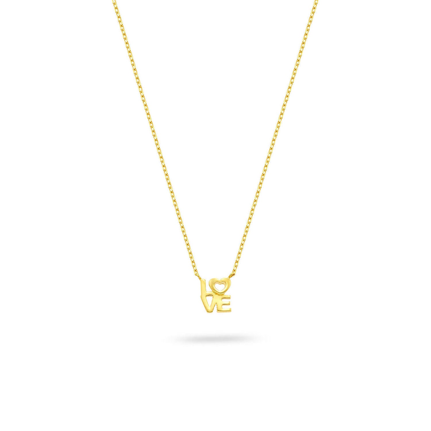 Κολιέ Symbols Love από χρυσό 18K Εικόνα 2