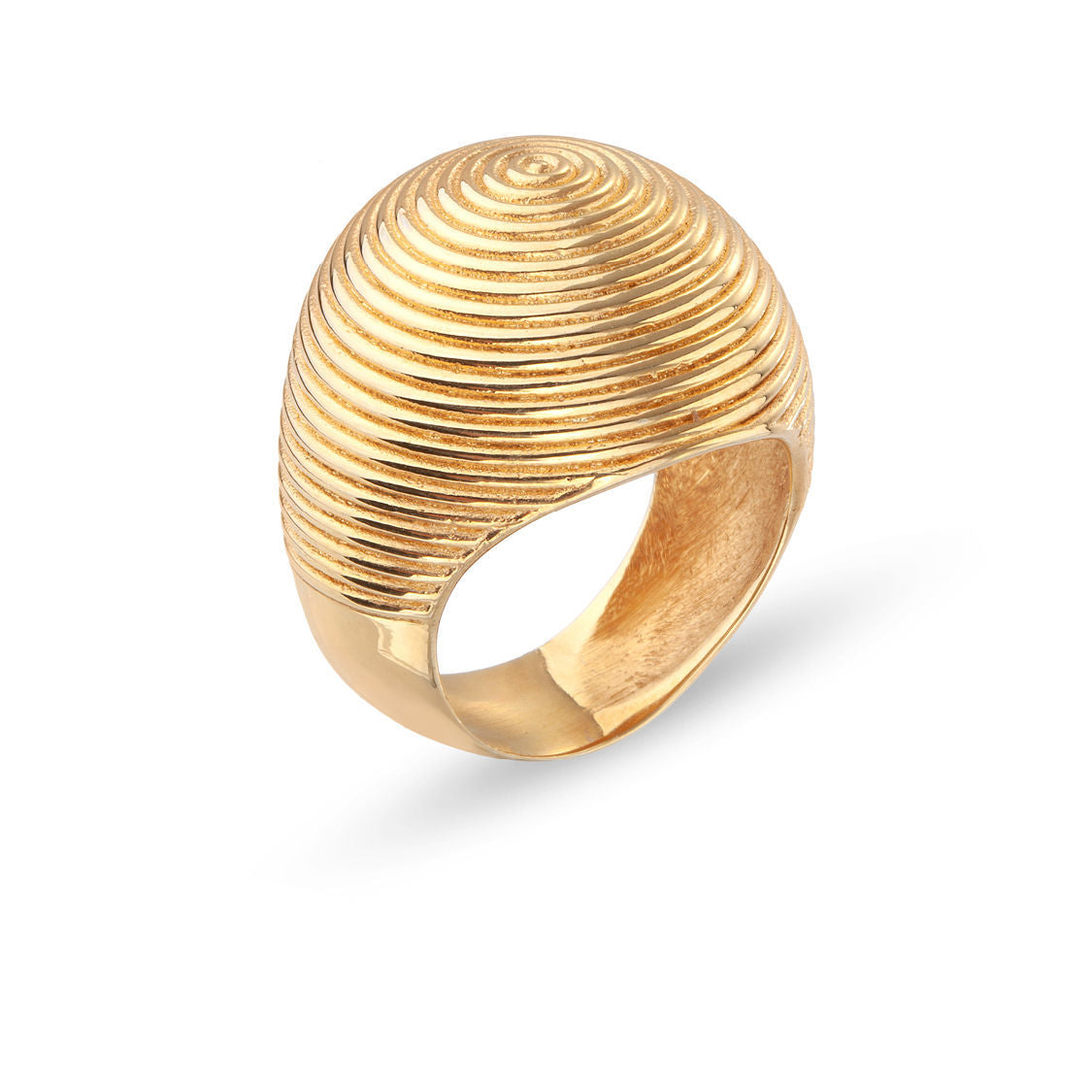 Δαχτυλίδι Mitos από επιχρυσωμένο ασήμι 925° Εικόνα 1