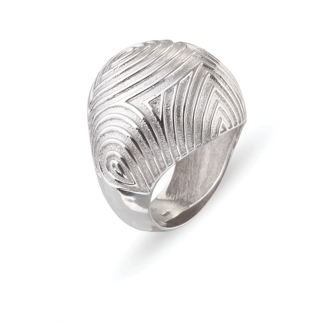 Δαχτυλίδι Mitos από επιροδιωμένο ασήμι 925° Εικόνα 1
