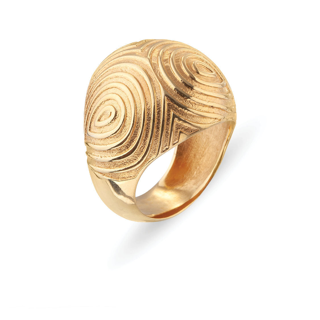 Δαχτυλίδι Mitos από επιχρυσωμένο ασήμι 925° Εικόνα 1