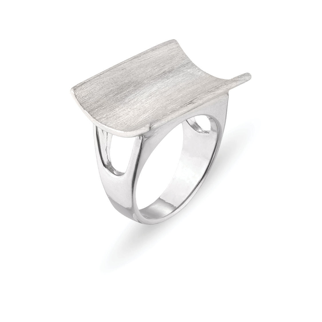 Δαχτυλίδι από επιροδιωμένο ασήμι 925° Εικόνα 1