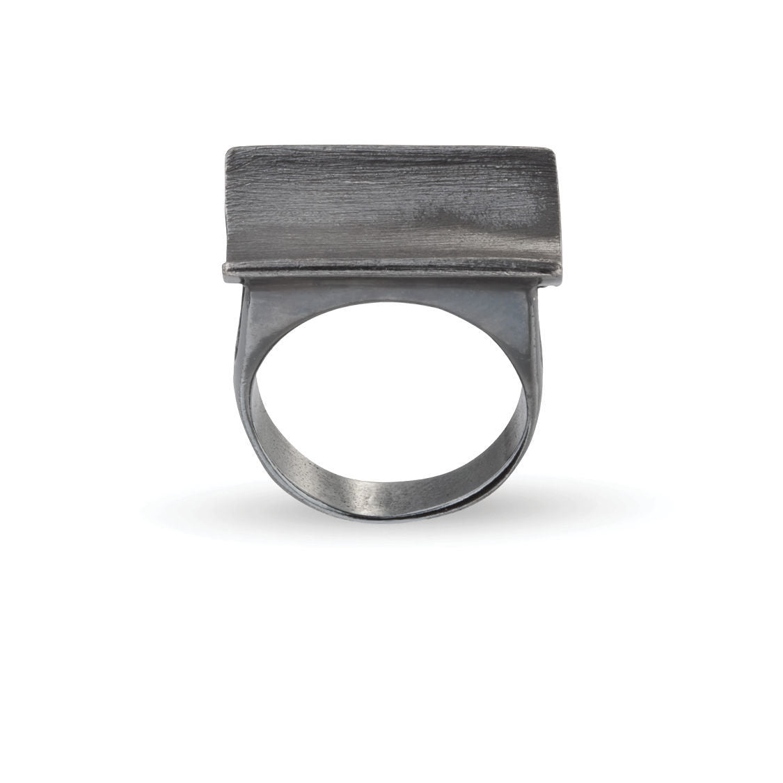 Δαχτυλίδι από μαύρο επιροδιωμένο ασήμι 925° Εικόνα 2