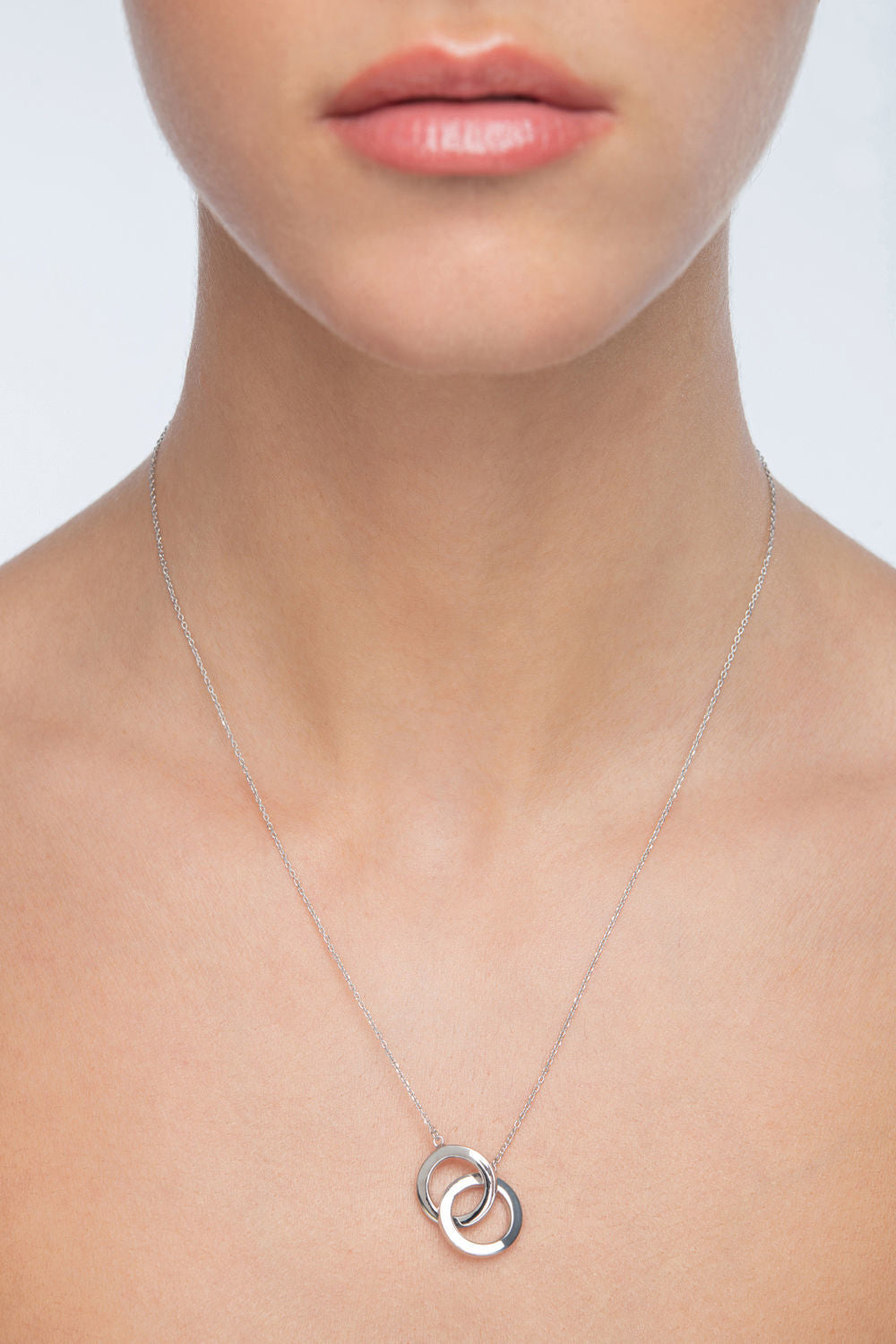 Κολιέ You & Me από επιροδιωμένο ασήμι 925° Εικόνα 2