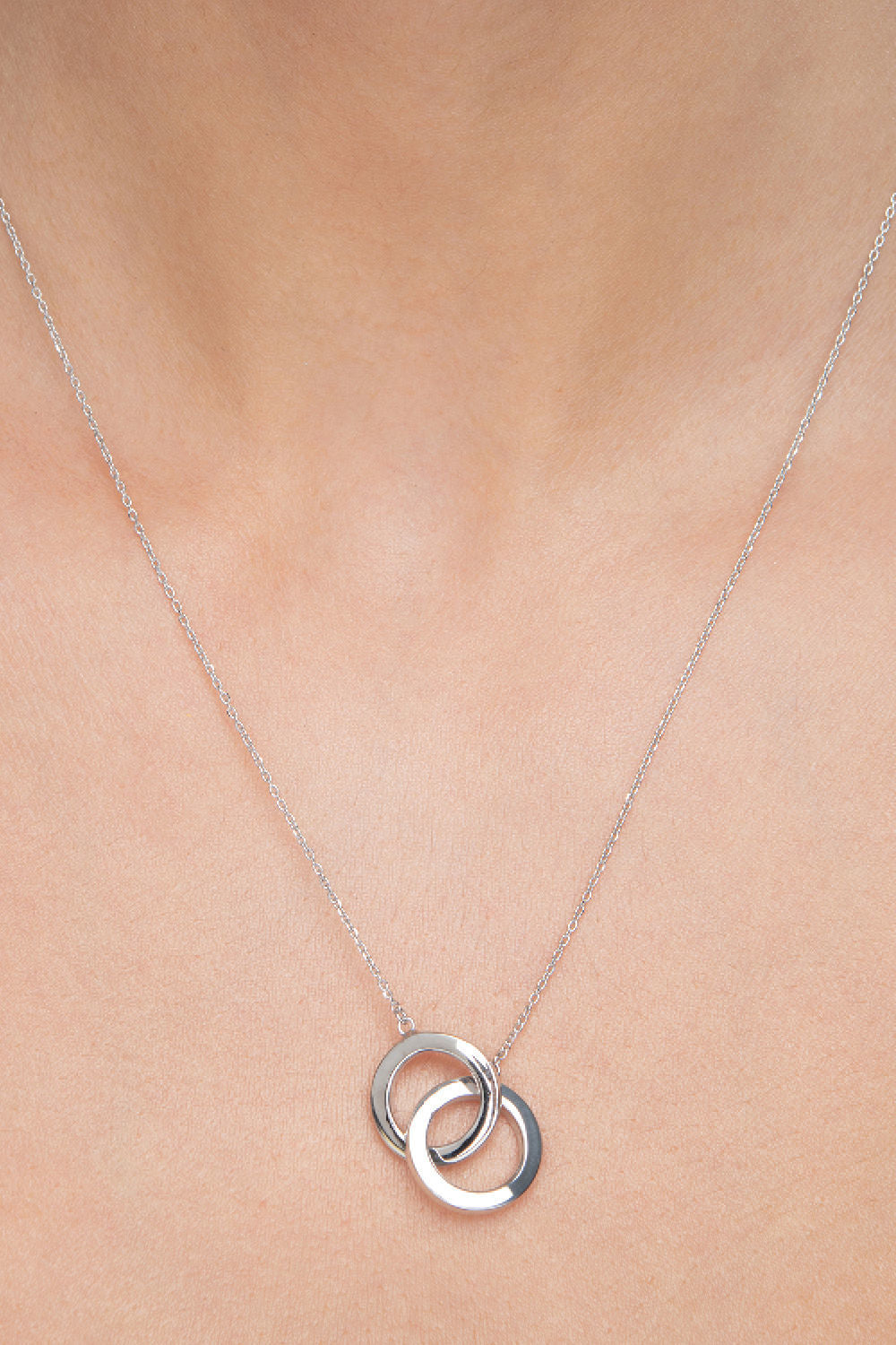 Κολιέ You & Me από επιροδιωμένο ασήμι 925° Εικόνα 3