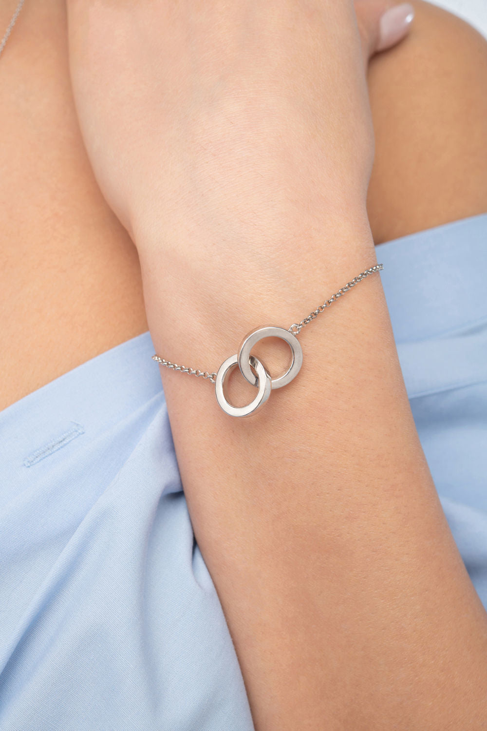 Βραχιόλι You & Me από επιροδιωμένο ασήμι 925° Εικόνα 2
