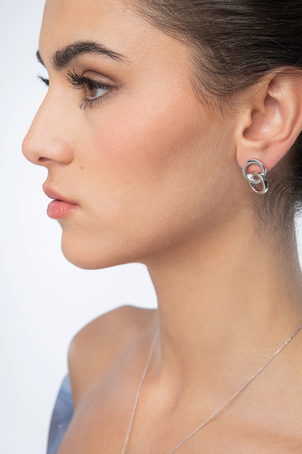 Σκουλαρίκια You & Me από επιροδιωμένο ασήμι 925° Εικόνα 2