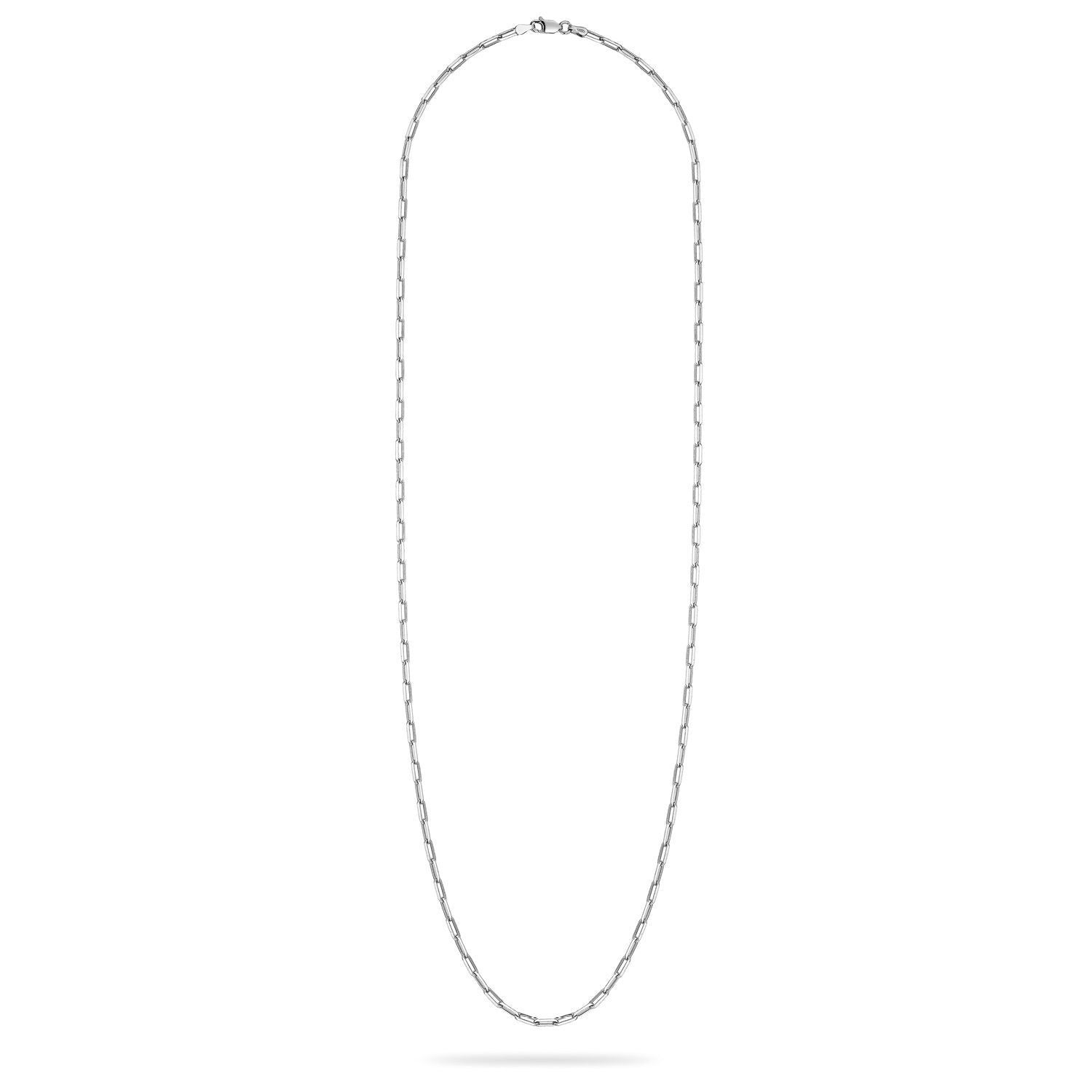 Αλυσίδα Skin από επιροδιωμένο ασήμι 925° Εικόνα 3