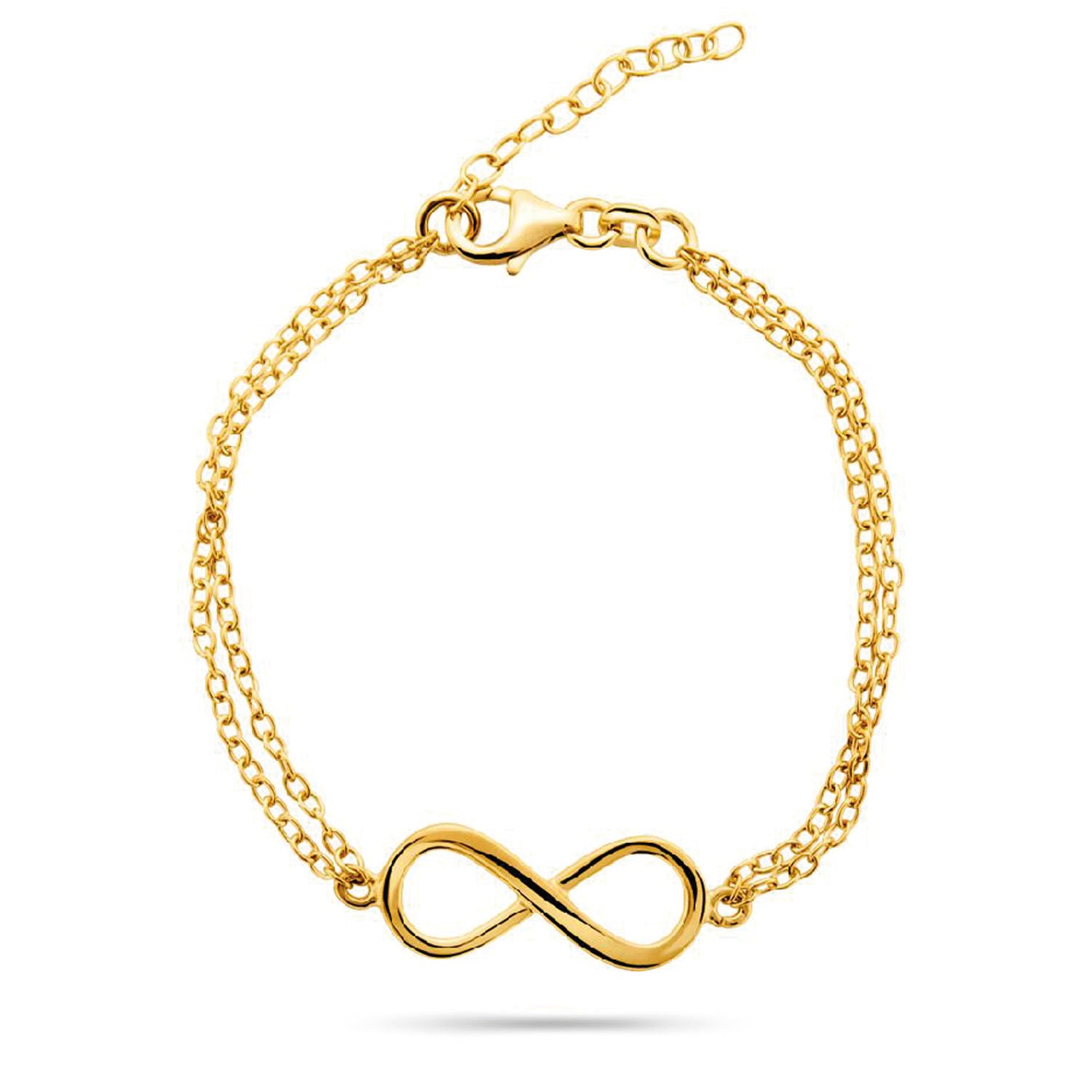 Βραχιόλι Symbols Άπειρο από επιχρυσωμένο ασήμι 925° Εικόνα 1