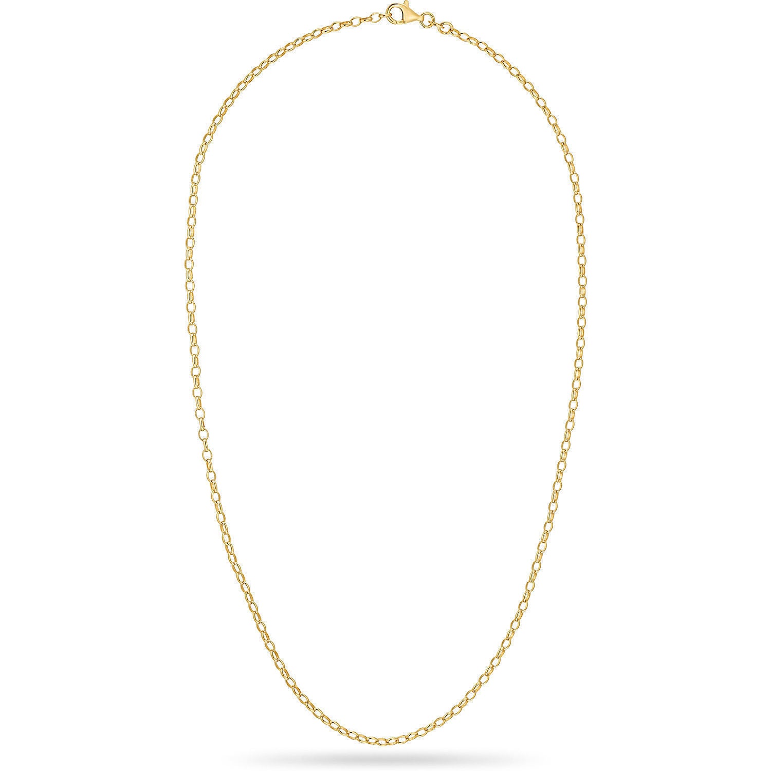 Κολιέ αλυσίδα Skin από επιχρυσωμένο ασήμι 925° Εικόνα 3