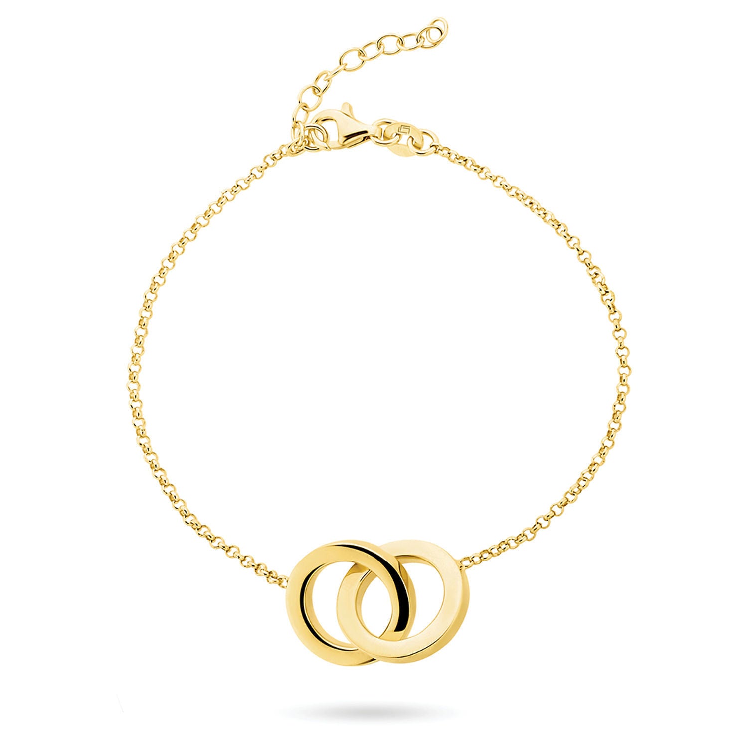 Βραχιόλι You & Me από επιχρυσωμένο ασήμι 925° Εικόνα 1