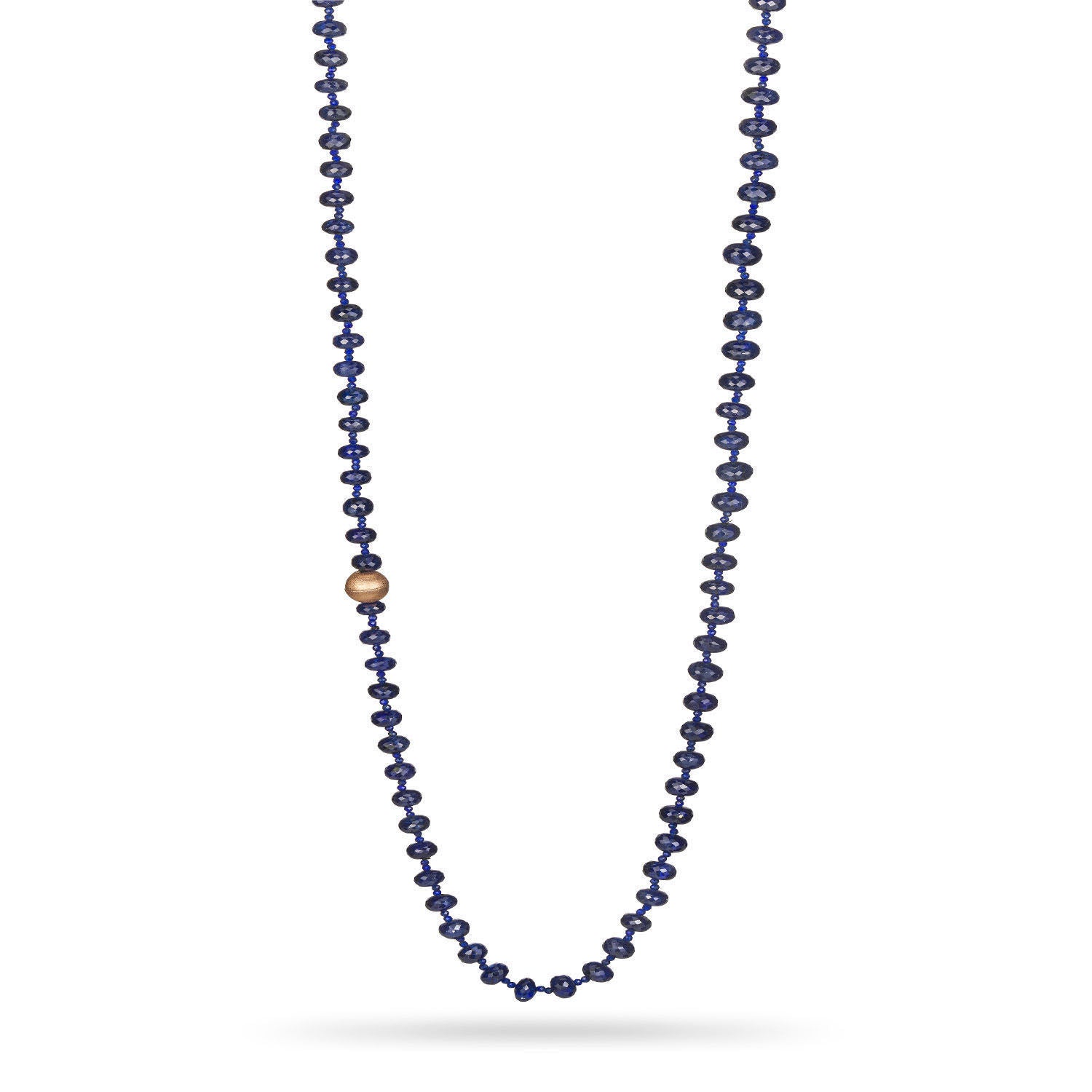 Κολιέ Rio από ζαφείρι και λάπις λάζουλι με ασήμι 925° Εικόνα 1