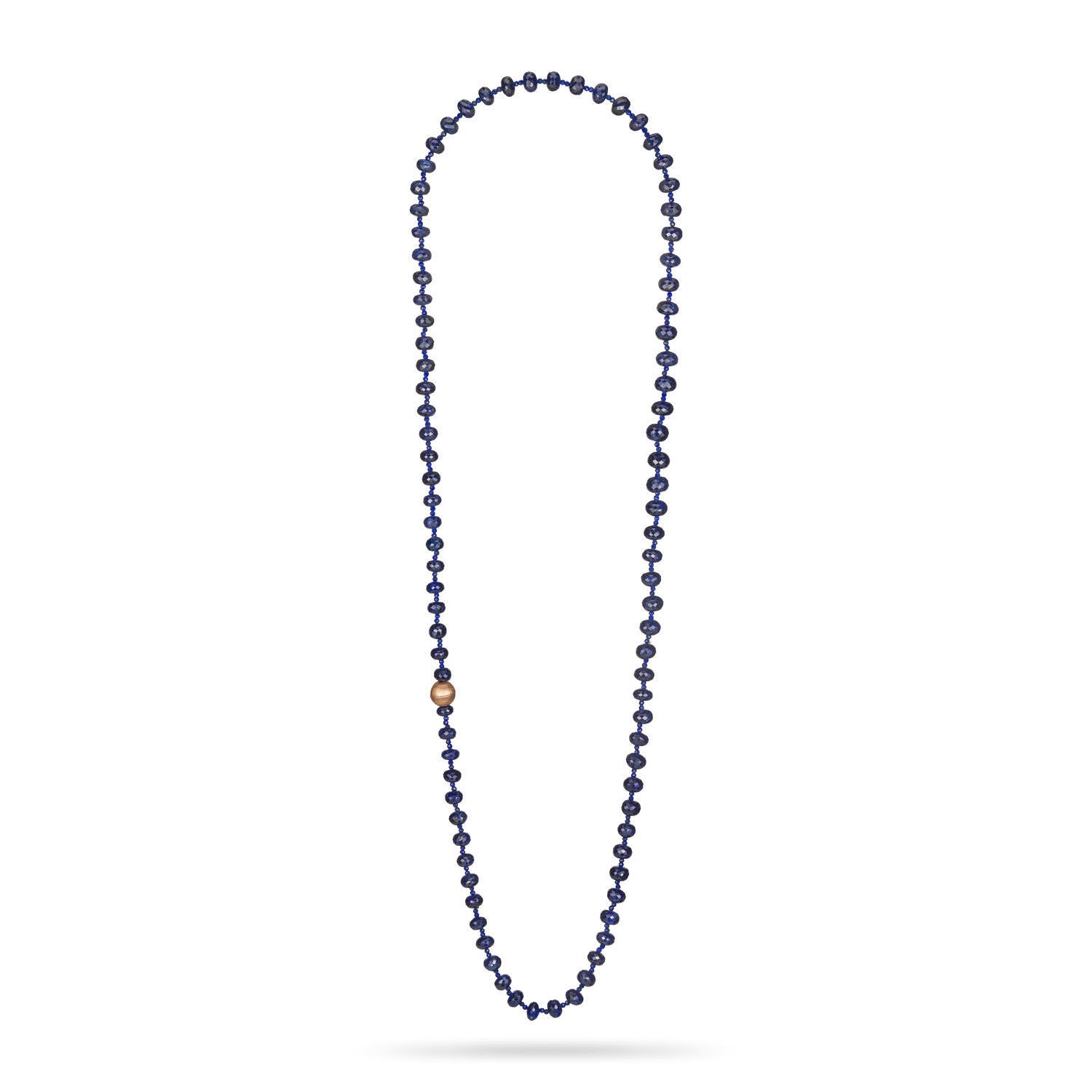 Κολιέ Rio από ζαφείρι και λάπις λάζουλι με ασήμι 925° Εικόνα 2