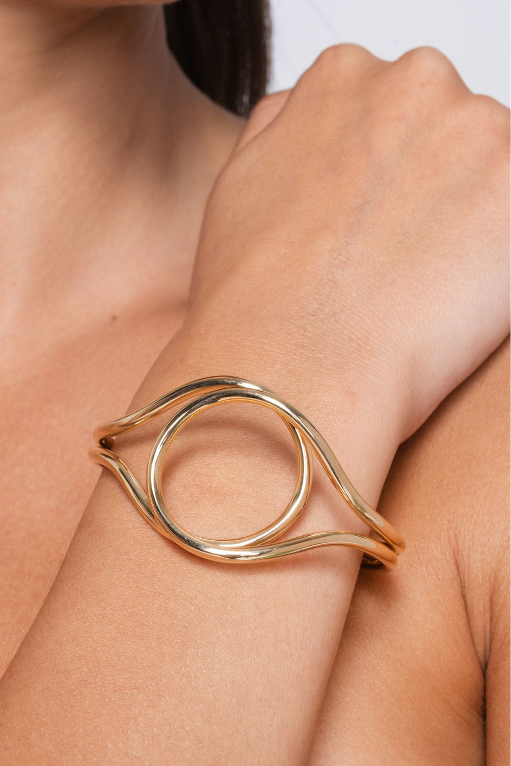 Βραχιόλι Reflections σταθερό από επιχρυσωμένο ασήμι 925° Εικόνα 3