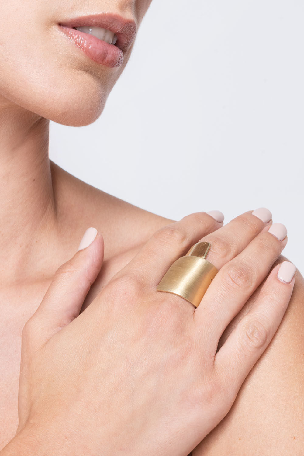 Δαχτυλίδι Reflections από επιχρυσωμένο ασήμι 925° ματ και polished Εικόνα 2