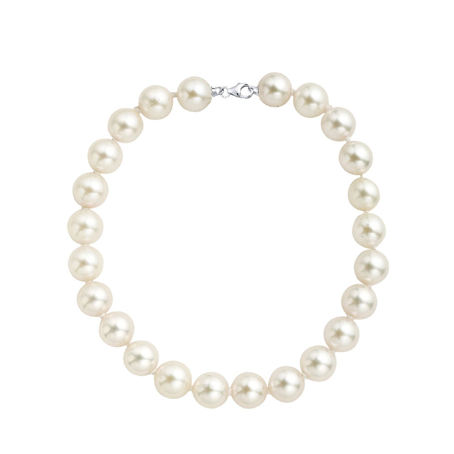 Βραχιόλι Pearls από λευκό χρυσό 18K με freshwater pearls Εικόνα 1