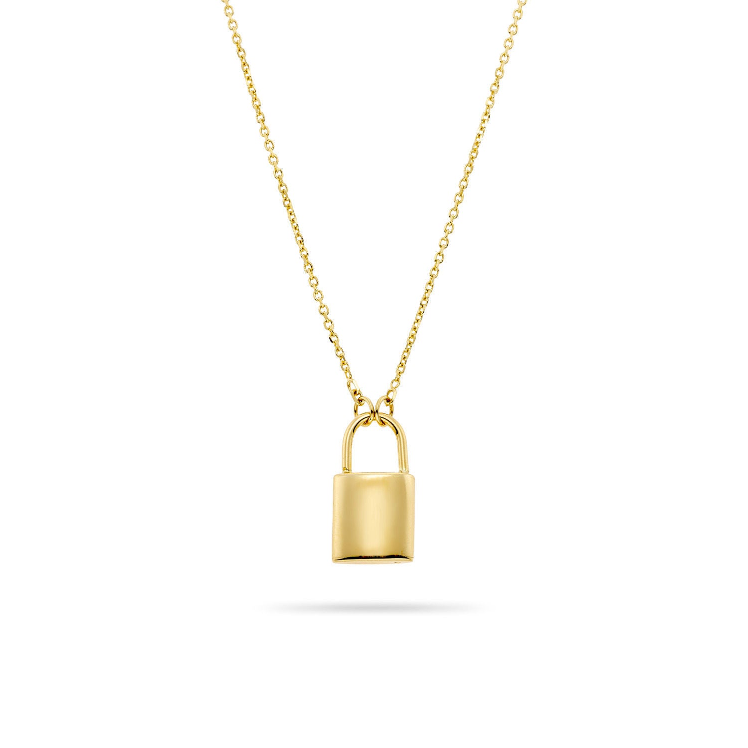 Κολιέ Aurum Lock από χρυσό 18K Εικόνα 1