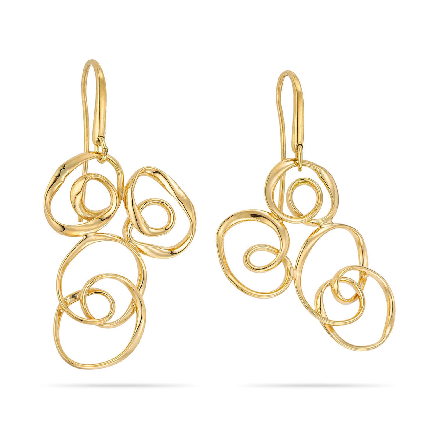 Σκουλαρίκια Aurum από χρυσό 18K Εικόνα 1