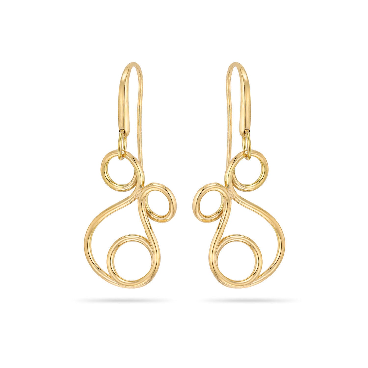 Σκουλαρίκια Aurum από χρυσό 18K Εικόνα 1