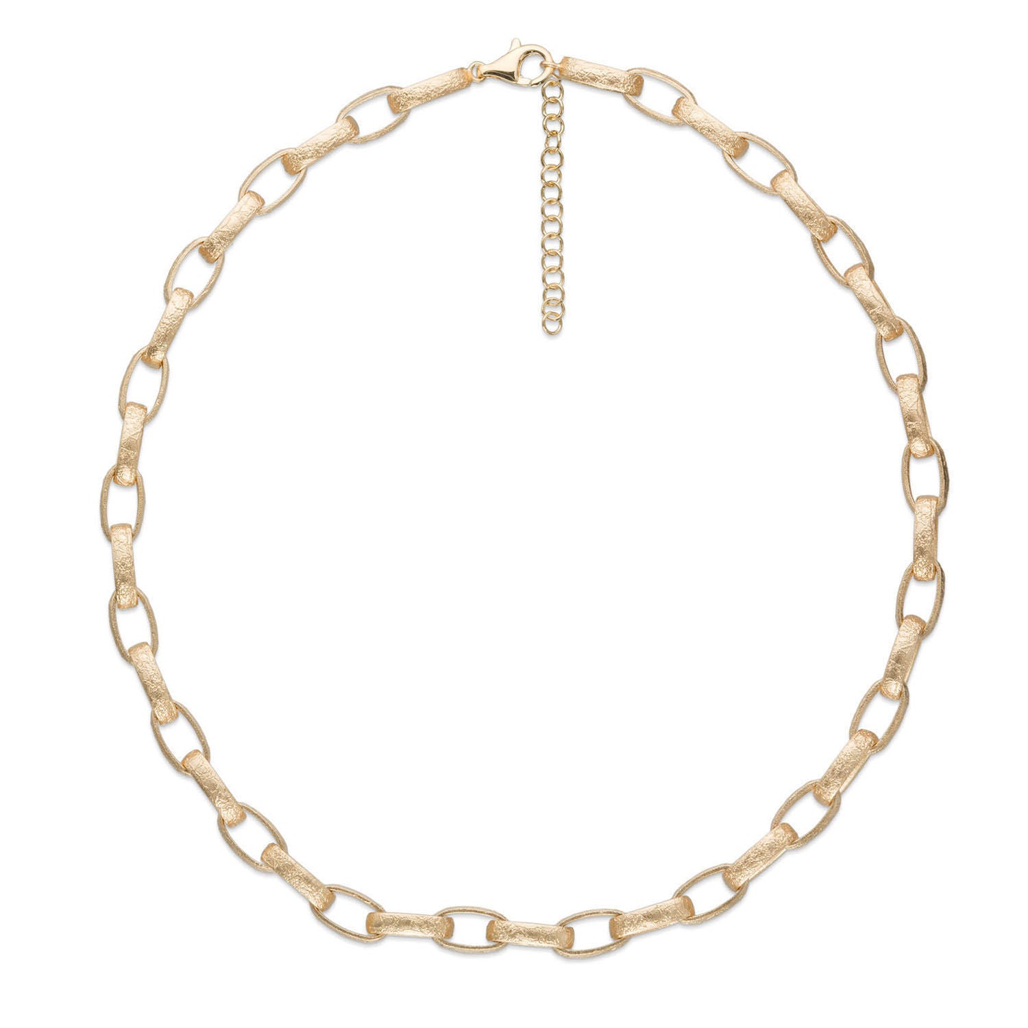 Κολιέ Terra από επιχρυσωμένο ασήμι 925° Εικόνα 1