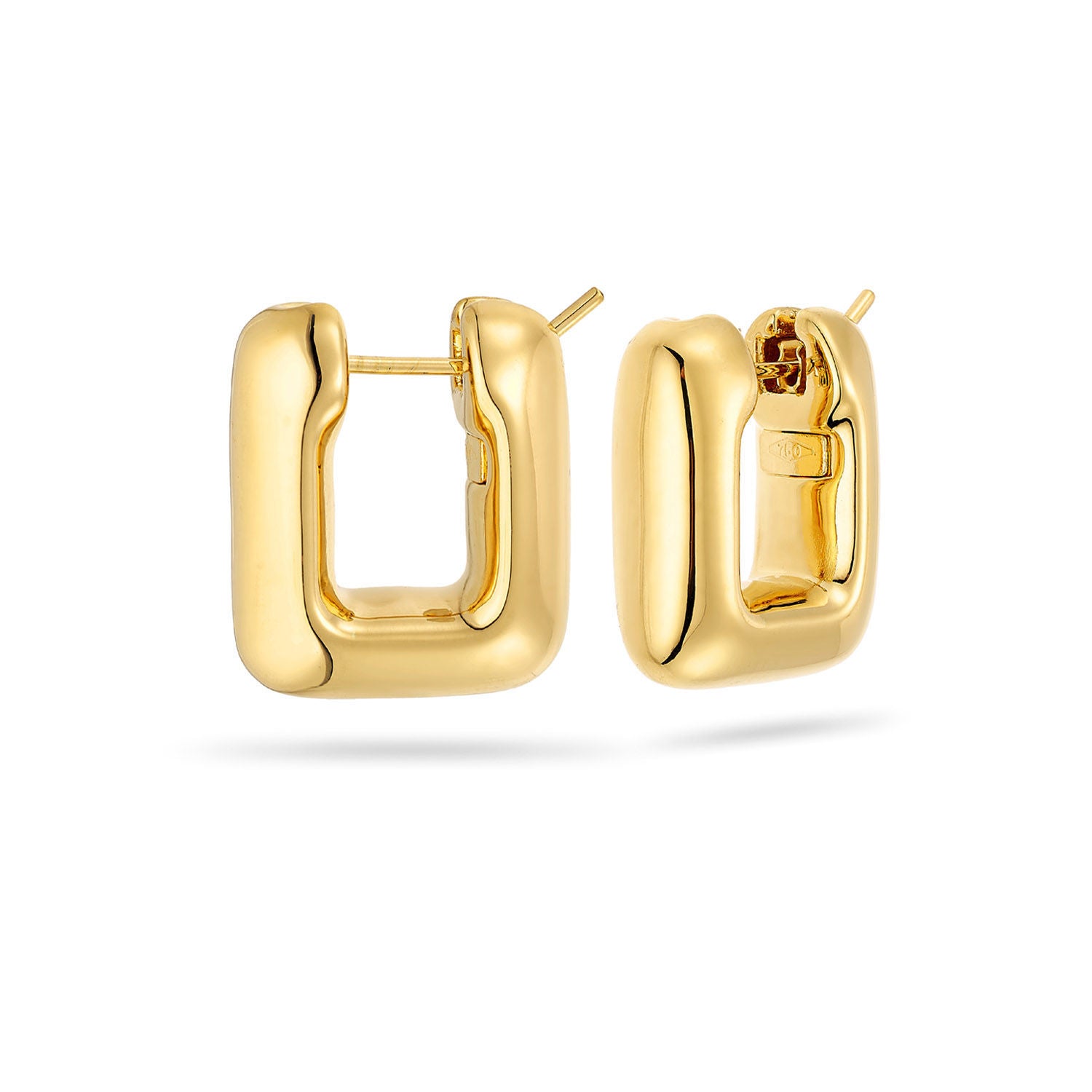 Σκουλαρίκια κρίκοι Aurum από χρυσό 18K Εικόνα 1