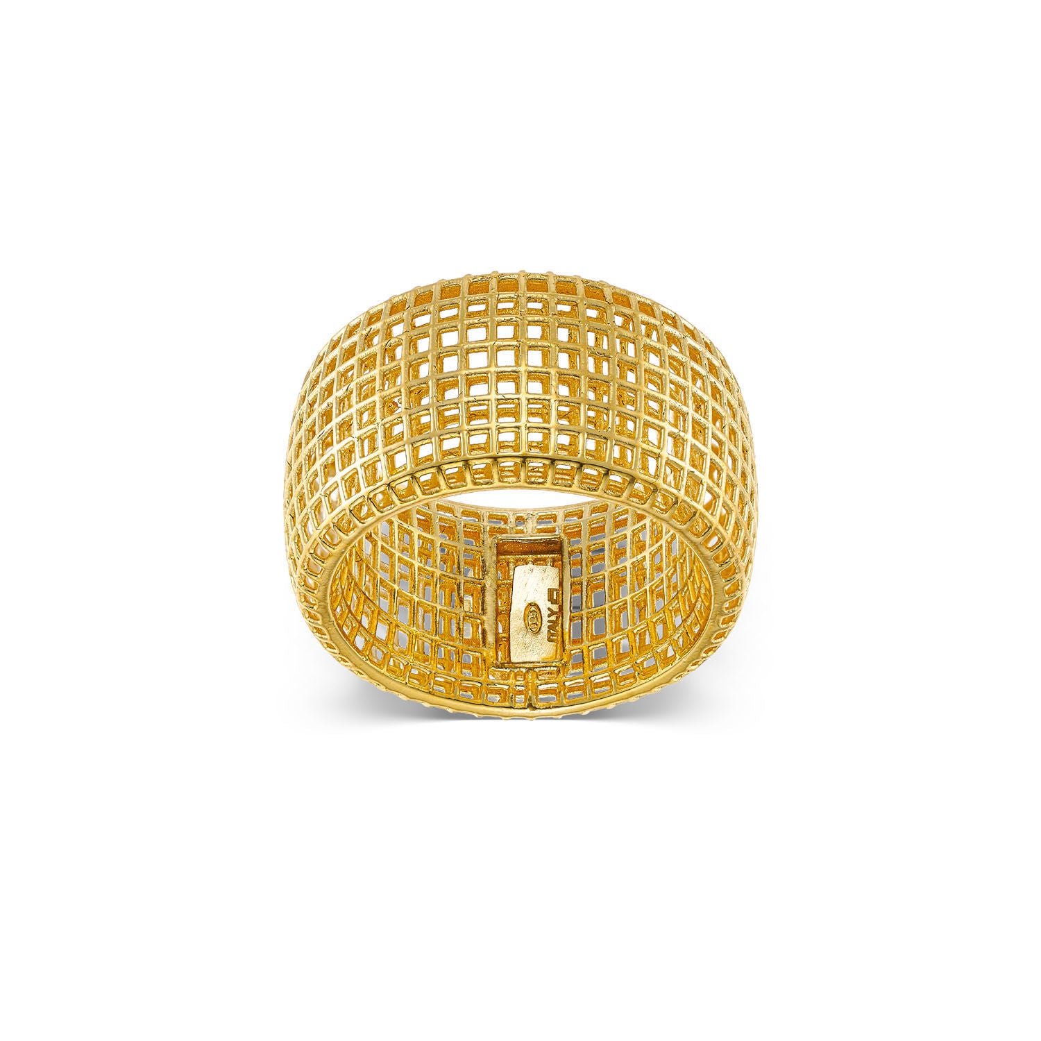 Δαχτυλίδι Artisanal από επιχρυσωμένο ασήμι 925° Εικόνα 1