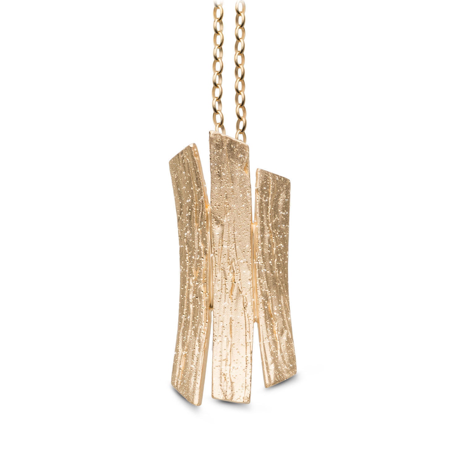 Κολιέ Terra από επιχρυσωμένο ασήμι 925° Εικόνα 1