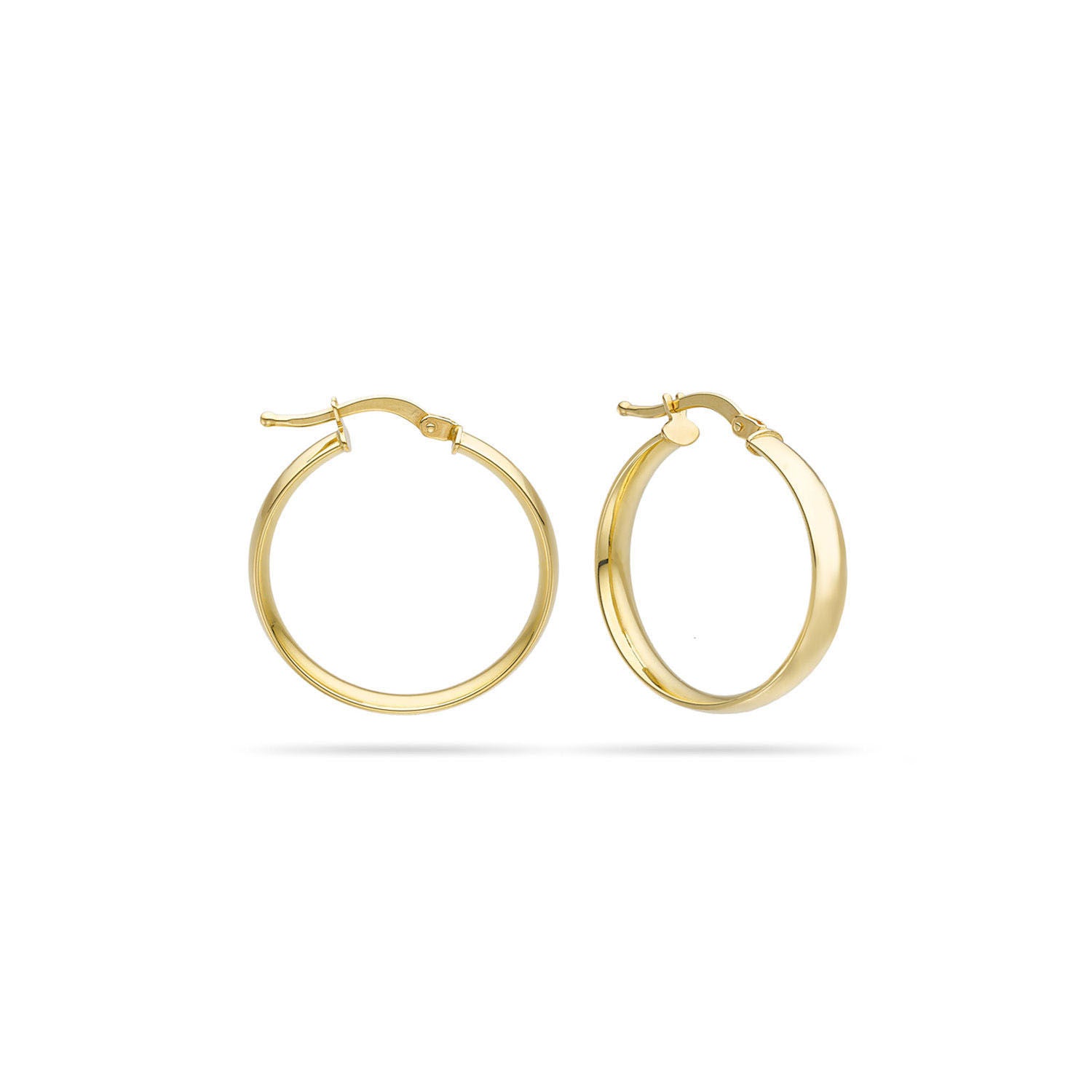Σκουλαρίκια κρίκοι Aurum από χρυσό 18K Εικόνα 1