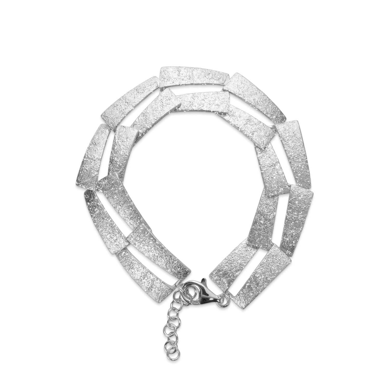 Βραχιόλι Terra από επιροδιωμένο ασήμι 925° Εικόνα 1