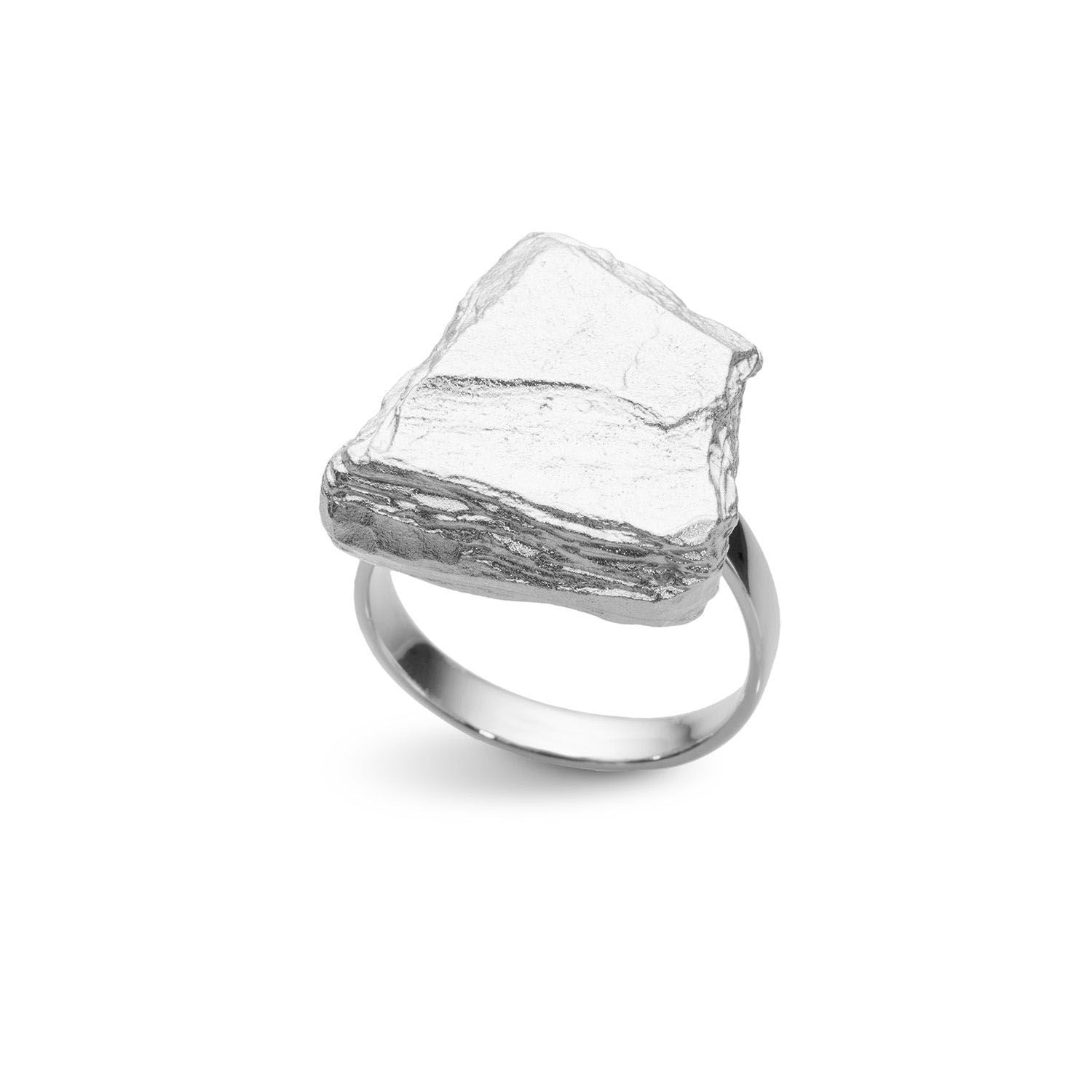 Δαχτυλίδι Terra από επιροδιωμένο ασήμι 925° Εικόνα 1