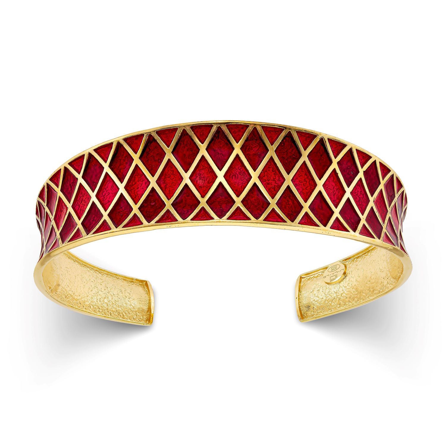Βραχιόλι Pop 23 από επιχρυσωμένο ασήμι 925° με κόκκινο σμάλτο Εικόνα 1