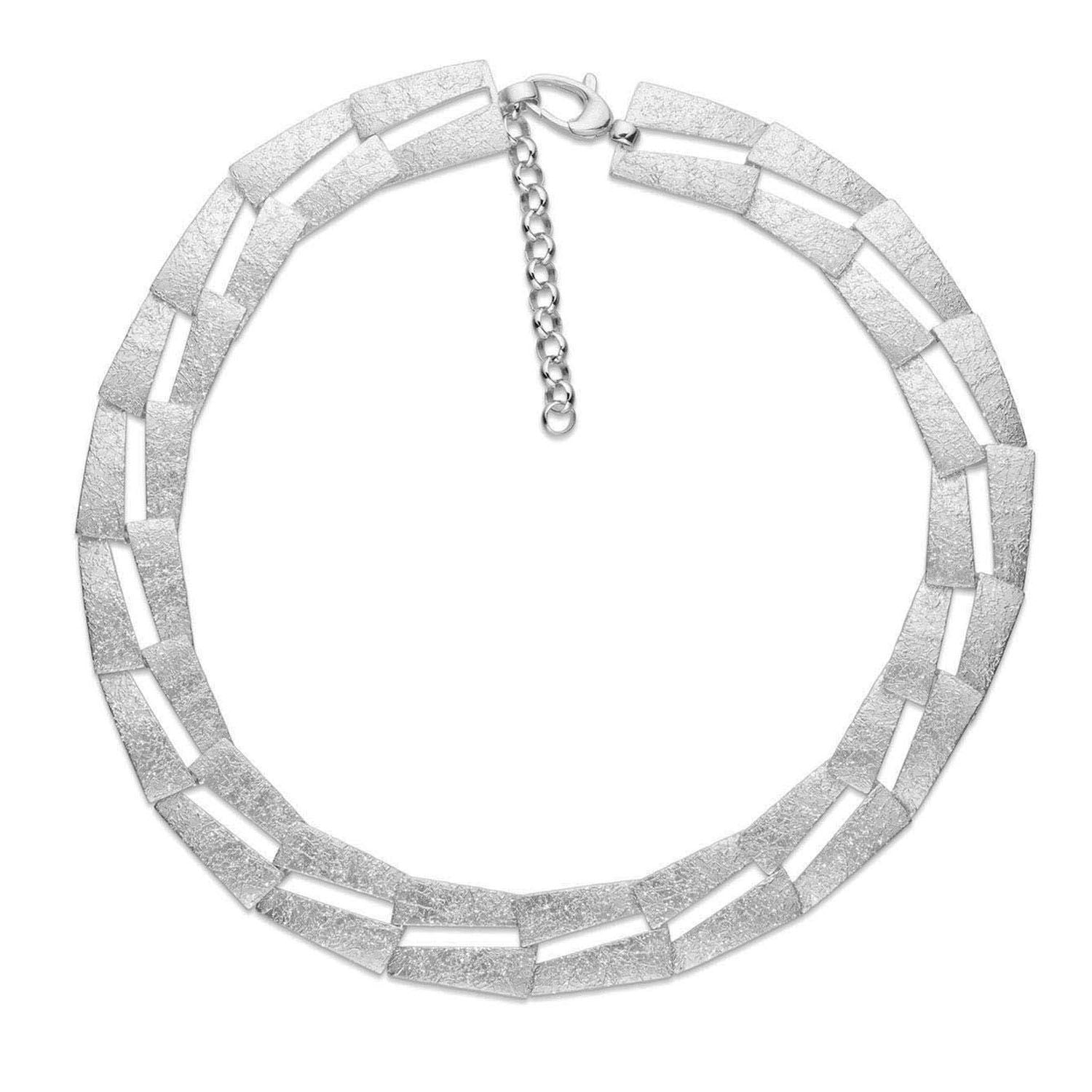 Κολιέ Terra από επιροδιωμένο ασήμι 925° Εικόνα 1