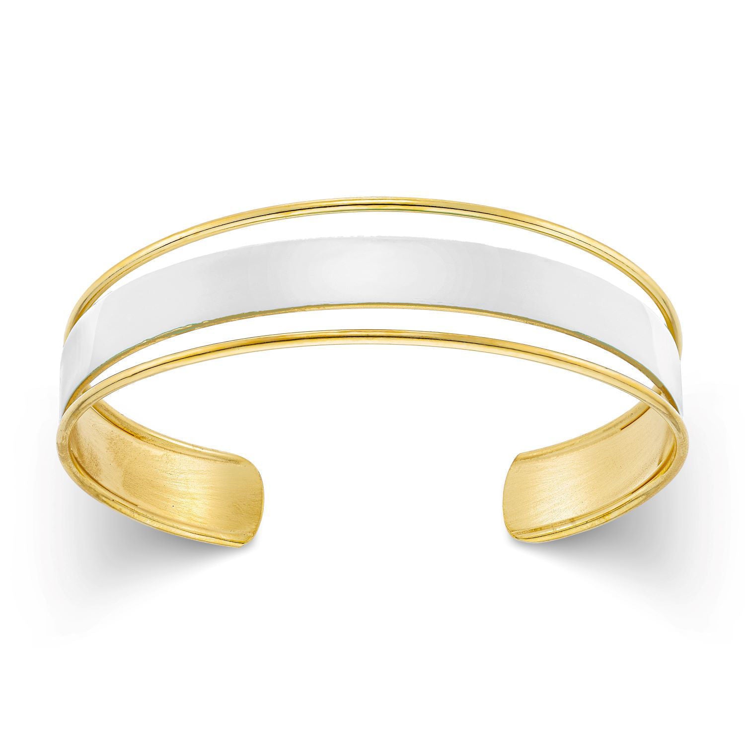 Βραχιόλι Pop 23 από επιχρυσωμένο ασήμι 925° με λευκό σμάλτο Εικόνα 1