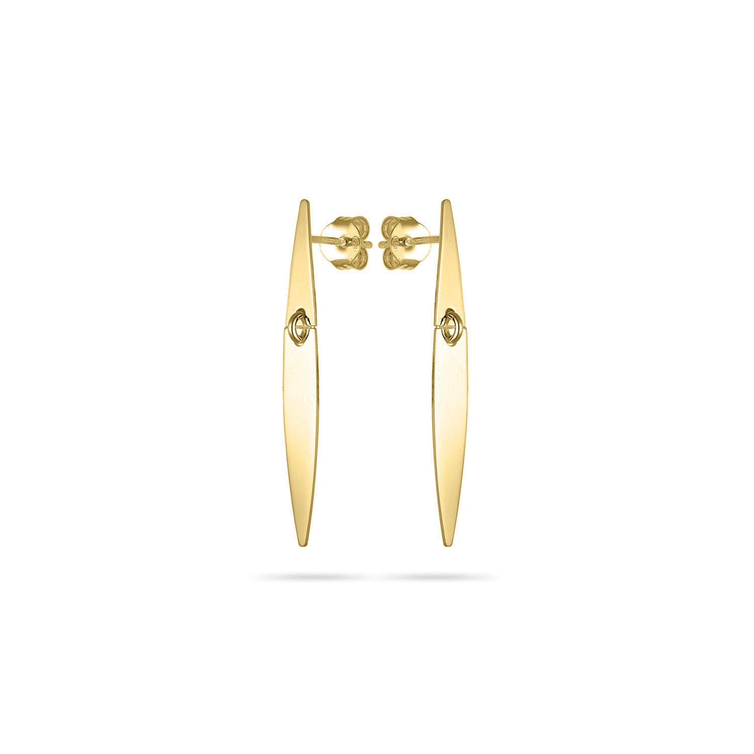 Σκουλαρίκια Reflections από επιχρυσωμένο ασήμι 925° Εικόνα 1