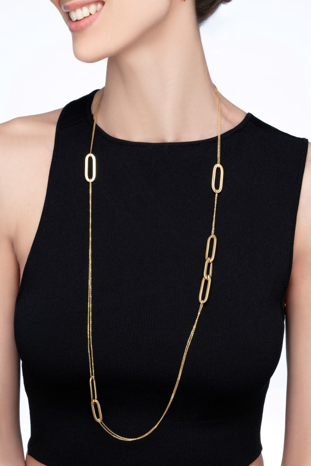 Κολιέ Aurum από χρυσό 18Κ Εικόνα 2