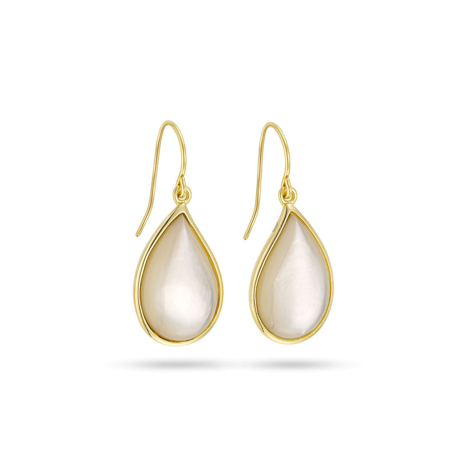 Σκουλαρίκια Pearls από επιχρυσωμένο ασήμι 925° με φίλντισι Εικόνα 1