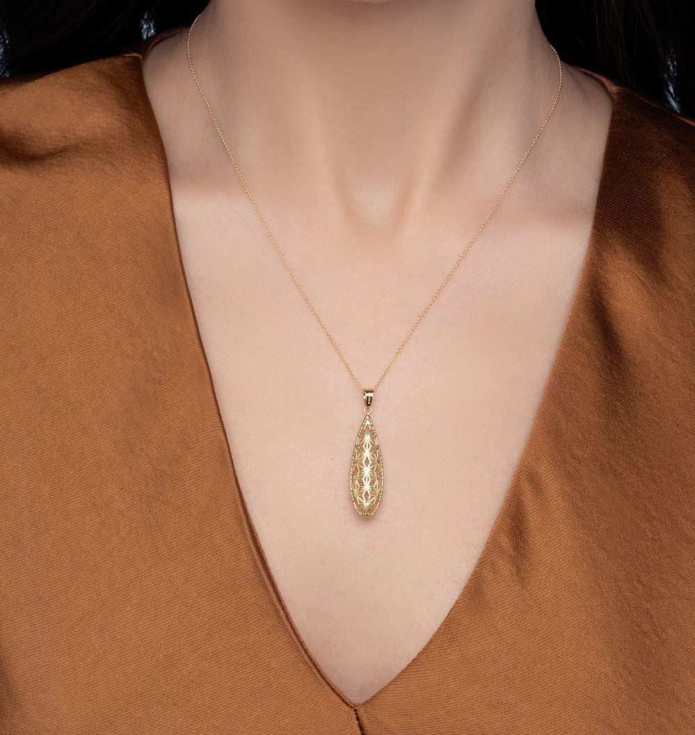 Μενταγιόν Arabesque από χρυσό 18K Εικόνα 2