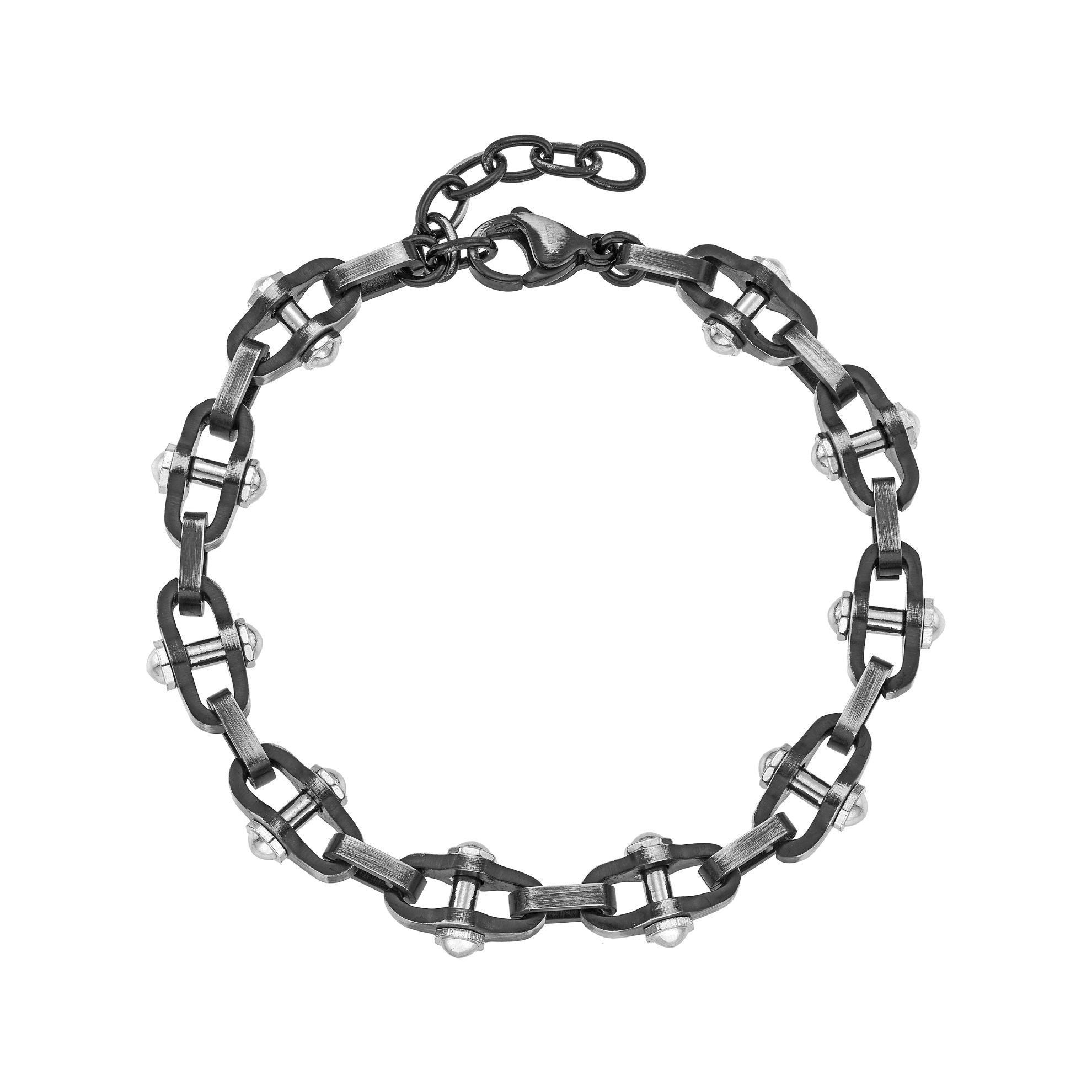 Ανδρικό βραχιόλι Αλυσίδα Ποδηλάτου από ατσάλι Εικόνα 1