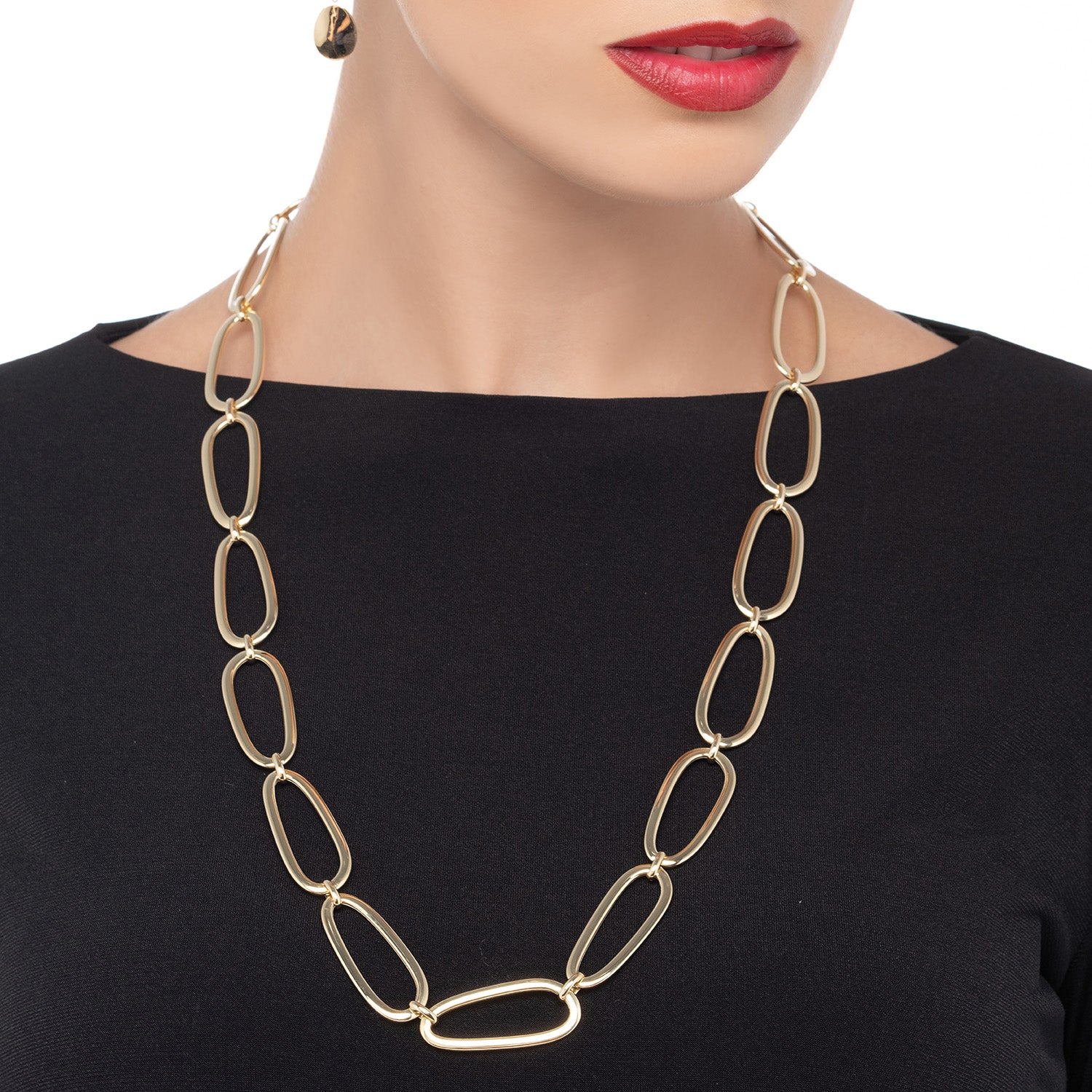 Κολιέ αλυσίδα Aurum από χρυσό 18K Εικόνα 2