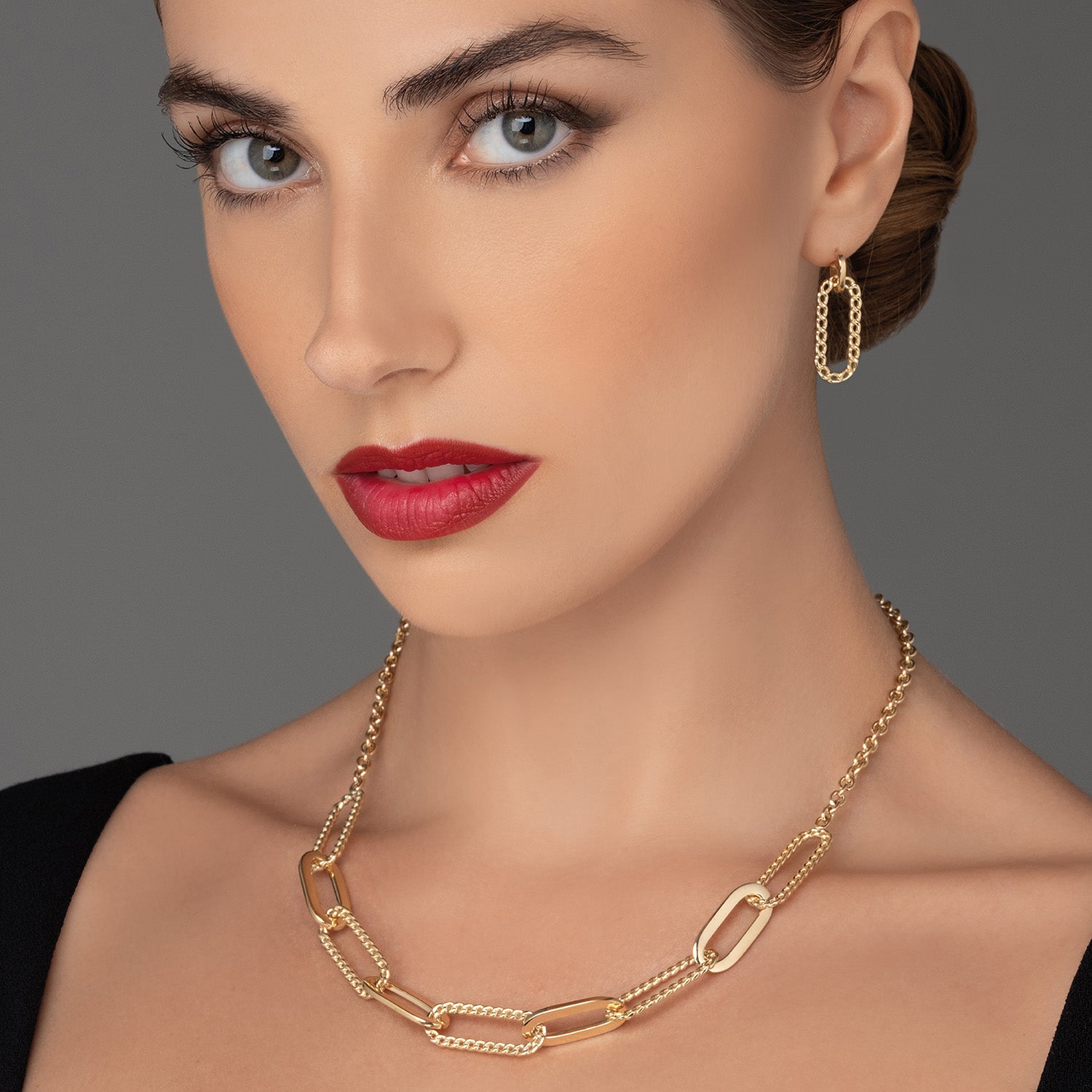 Κολιέ Aurum από χρυσό 18Κ Εικόνα 2