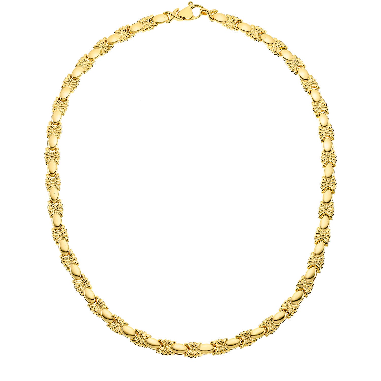 Κολιέ Skin από επιχρυσωμένο ασήμι 925° Εικόνα 3