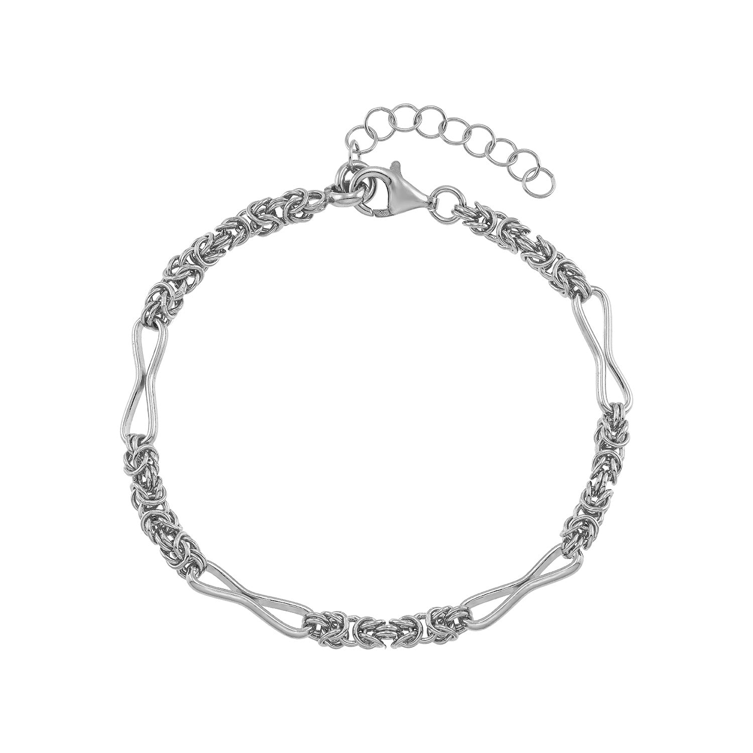 Βραχιόλι Skin από επιροδιωμένο ασήμι 925° Εικόνα 1