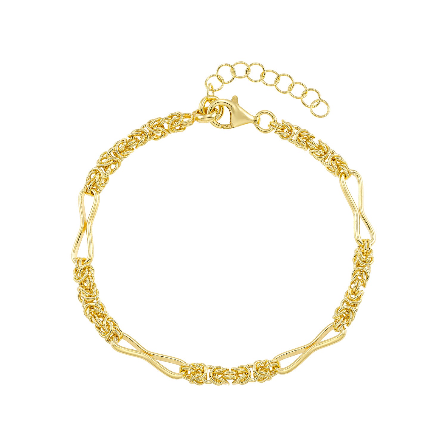 Βραχιόλι Skin από επιχρυσωμένο ασήμι 925° Εικόνα 1