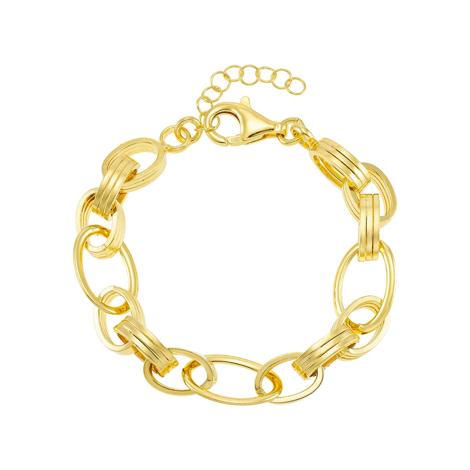 Βραχιόλι Reflections από επιχρυσωμένο ασήμι 925° Εικόνα 1