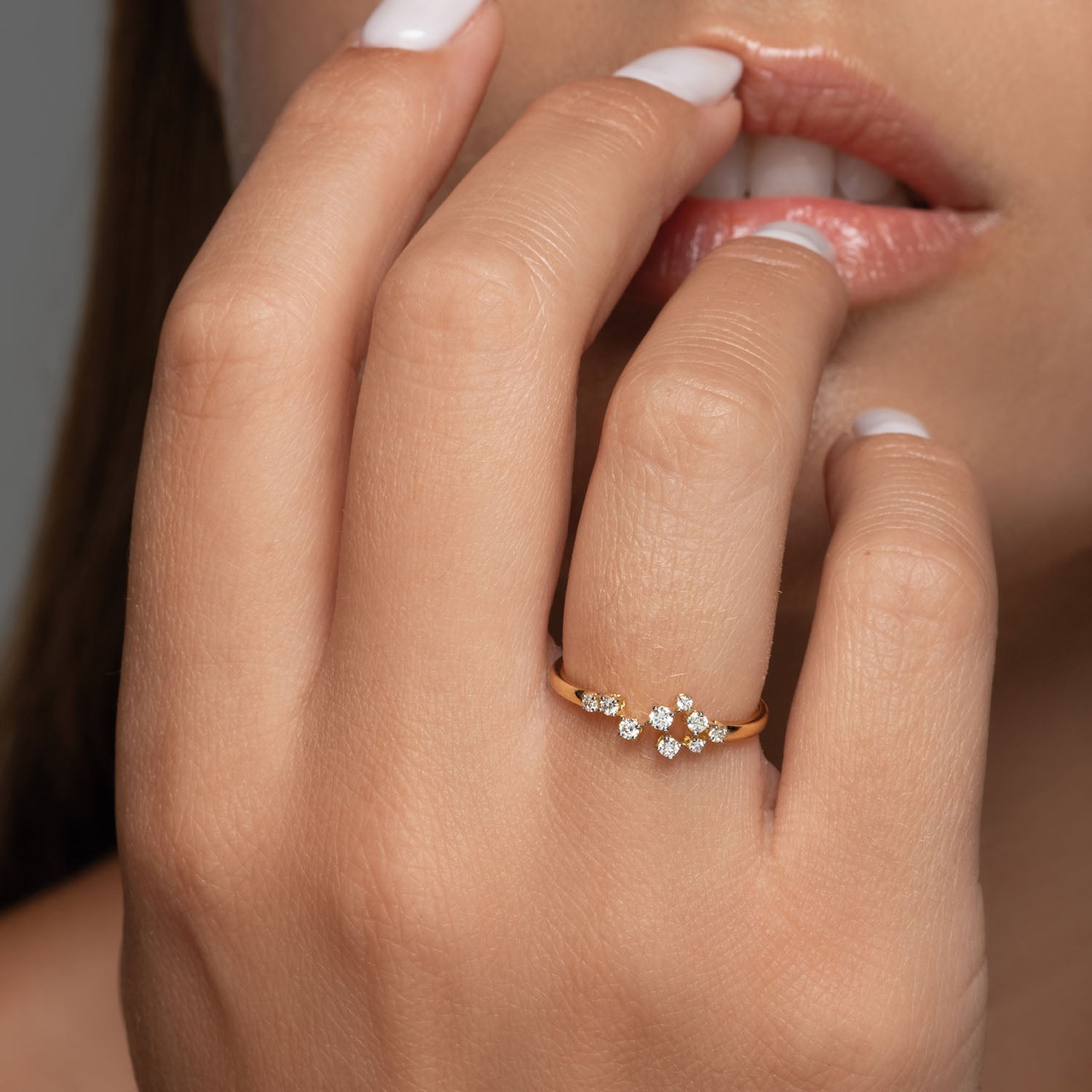 Δαχτυλίδι Diamonds από χρυσό 18K με διαμάντια μπριγιάν Εικόνα 2