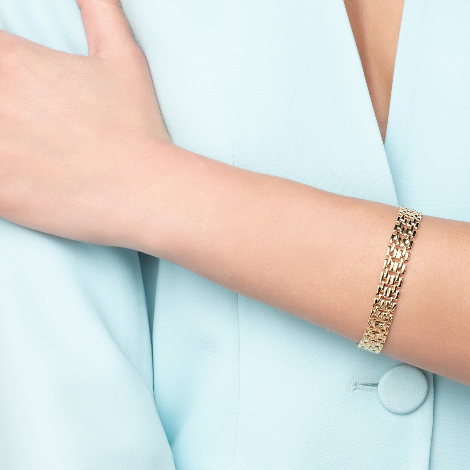 Βραχιόλι Skin από επιχρυσωμένο ασήμι 925° Εικόνα 2