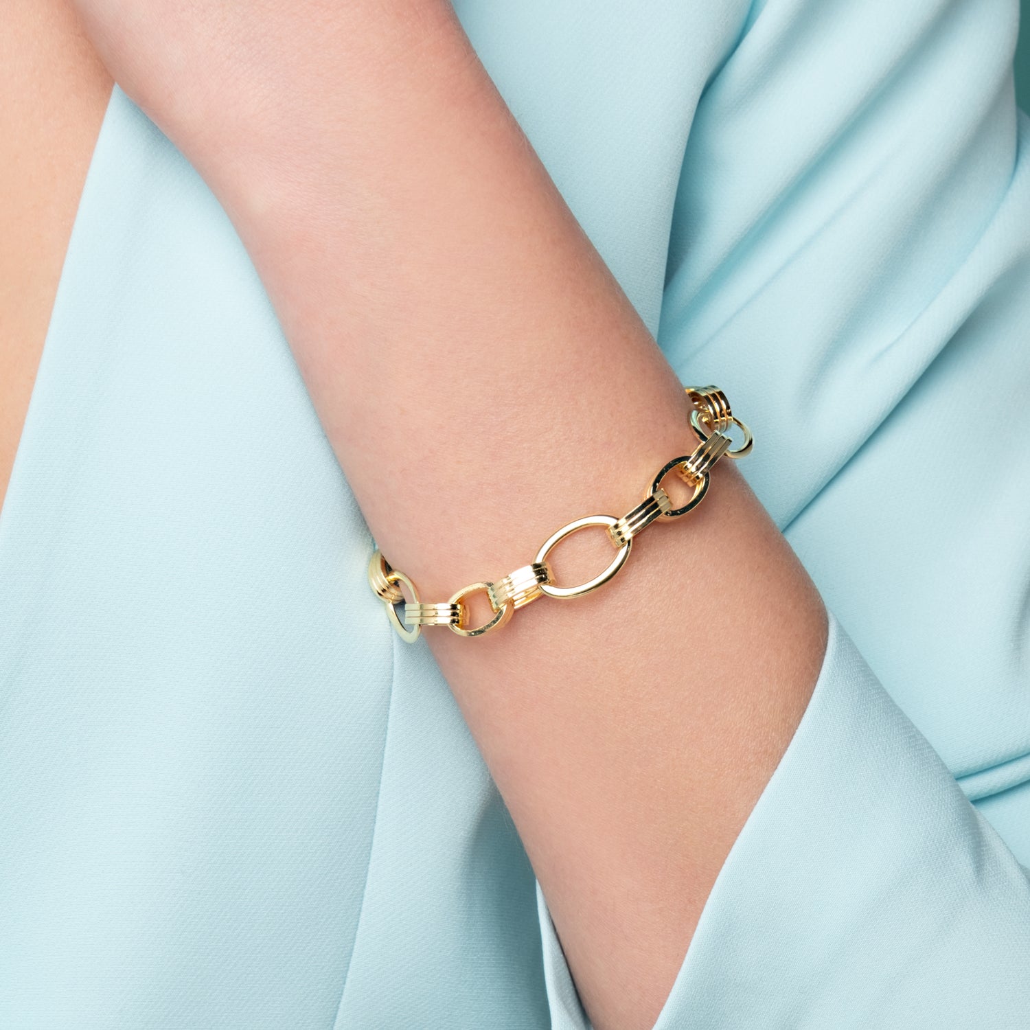 Βραχιόλι Reflections από επιχρυσωμένο ασήμι 925° Εικόνα 2